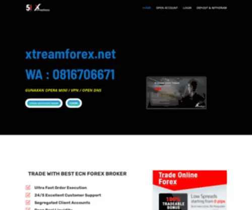 Xtreamforex.net(Xtreamforex) Screenshot