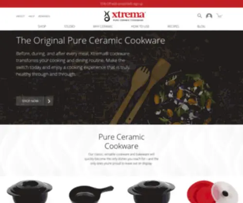 Xtrema.ca(Xtrema Pure Ceramic Cookware) Screenshot