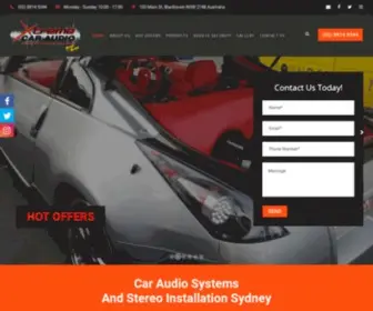 Xtremecaraudio.com.au(Car Audio Sydney) Screenshot