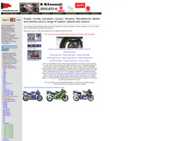 Xtremedecals.com(Motorbike decals stickers for Honda motorbikes) Screenshot