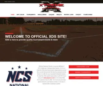 Xtremediamondsports.com(Xtreme Diamond Sports) Screenshot