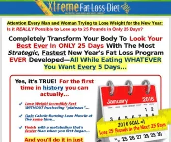 Xtremefatlossdiet.com(Xtreme Fat Loss Diet) Screenshot