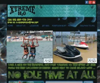 Xtremeh2O.net(At Xtreme H2o we offer the best prices in Destin for watersports) Screenshot