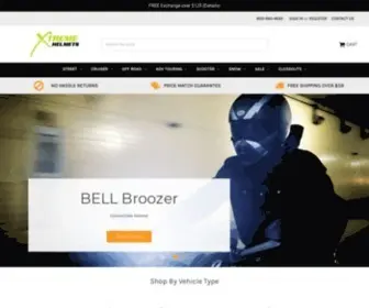 Xtremehelmets.com(Xtreme Helmets) Screenshot