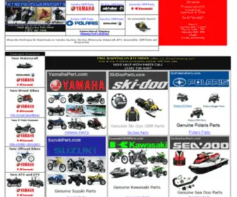 Xtremepowersports.com(Where America goes for OEM Yamaha Parts) Screenshot