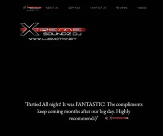 Xtremesoundzri.com(Xtreme Soundz DJ) Screenshot