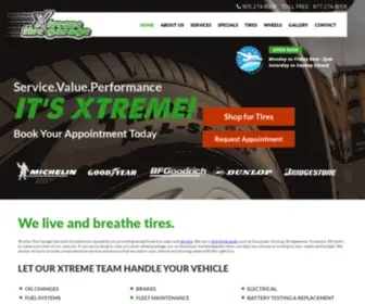 Xtremetiregarage.com(Tire Sales in Mississauga) Screenshot