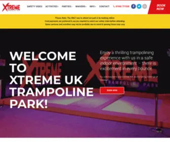 Xtremeuk.co.uk(Xtreme UK Trampoline Park) Screenshot