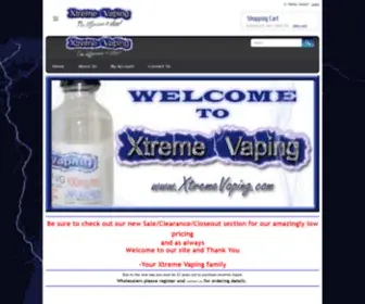 Xtremevaping.com(Xtreme Vaping LLC) Screenshot