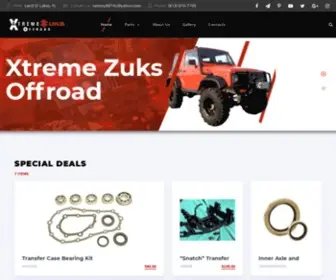 Xtremezuksoffroad.com(Custom Samurai) Screenshot