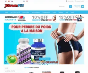 Xtremfit.com(Boutique produits pour la musculation) Screenshot