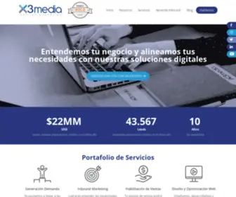 Xtresmedia.com(X3media agencia de Inbound Marketing) Screenshot