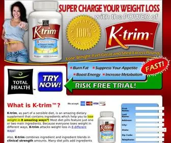 Xtrim.com(K-trim Diet Pills) Screenshot