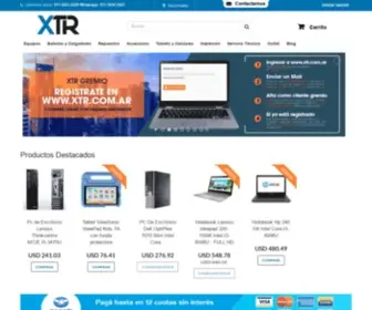 XTrnotebooks.com.ar(XTR) Screenshot