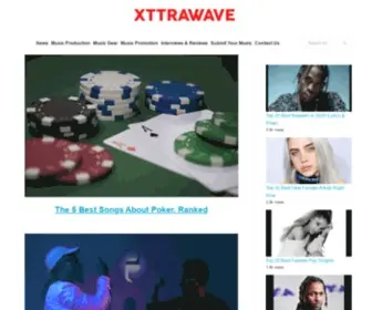 XTtrawave.com(Music News) Screenshot