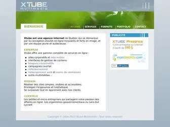 Xtube.ca(Xtube Multimedia Québec) Screenshot