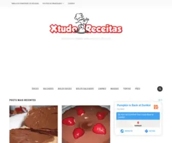 Xtudoreceitas.com(Receitas Culinárias simples e fácil de fazer XtudoReceitas) Screenshot