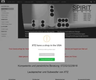 XTZ-Deutschland.de(High-End Hifi online kaufen XTZ-Deutschland) Screenshot