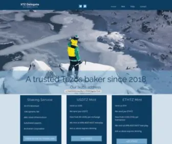 XTzdelegate.io(XTZ Delegate) Screenshot
