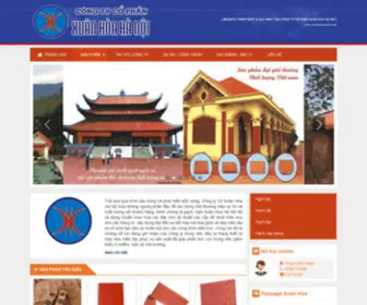 Xuanhoahanoi.com(Gạch Ngói Xuân Hòa Hà Nội) Screenshot