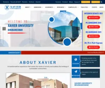 Xub.edu.in(The XIM University) Screenshot