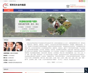 Xuesongdi.com(河南军芳雪松基地) Screenshot