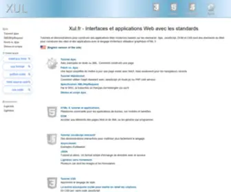 Xul.fr(Interfaces et applications Web avec les standards) Screenshot