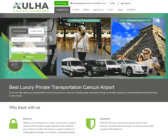 Xulha-Cancun-Transfers.com(Best Luxury Private Transportation Cancun Airport) Screenshot