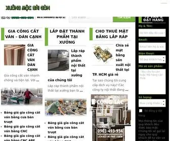 Xuongmocsaigon.net(Xưởng mộc sài gòn) Screenshot