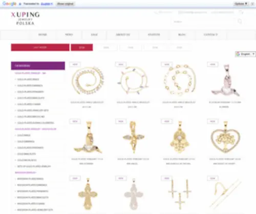 Xuping.com.pl(Polski Dystrybutor w UE Biżuterii Xuping®) Screenshot