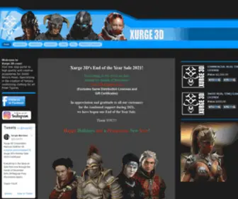 Xurge3D.com(Xurge 3D Corporation) Screenshot