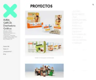 Xuriagarcia.com(XURIA GARCÍA Diseñadora Gráfica) Screenshot