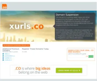 Xurls.co(Link shortener) Screenshot