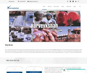 Xurveykshan.com(Survey, Market Research, Field Data Collection) Screenshot