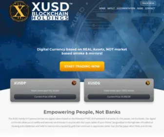 Xusdblockchain.io(XUSD Blockchain Holdings) Screenshot