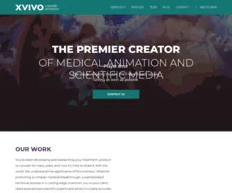 Xvivo.com(3D Animation Company) Screenshot