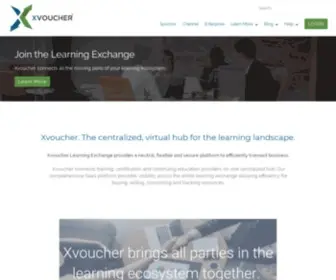 Xvoucher.com(We give you control over your learning programs) Screenshot