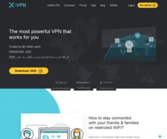 XVPN-A.site(XVPN A site) Screenshot