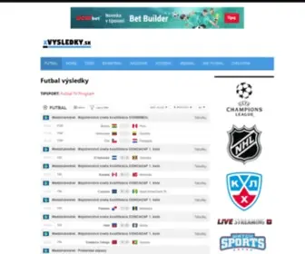 XVYsledky.sk(Futbal výsledky) Screenshot