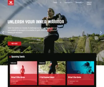 Xwarriorchallenge.com(X Warrior Challenge) Screenshot