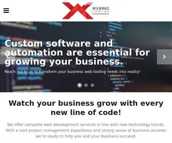 Xwebing.com(Custom Web Development & Software Solutions) Screenshot