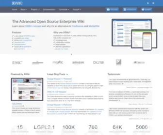 Xwiki.org(The Advanced Open Source Enterprise and Application Wiki) Screenshot