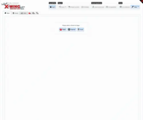 Xwing-Builder.co.uk(Xwing Builder) Screenshot