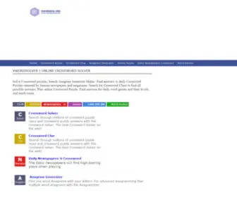 Xwordsolver.net(Online crossword solver) Screenshot