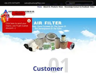 XXhuahangfilter.com(Oil Filter) Screenshot