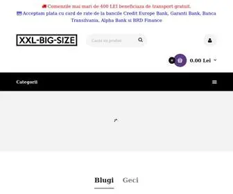 XXlbigsize.ro(Imbracaminte marimi mari pentru barbati) Screenshot