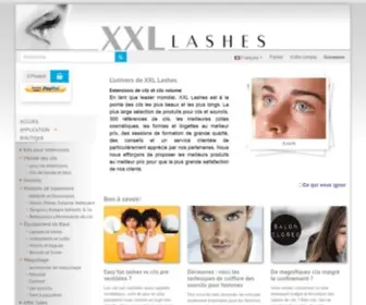 XXllashes.fr(L’univers de XXL Lashes) Screenshot