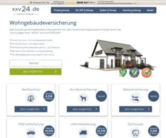 XXV24.de(Xxv24: Günstig und gut versichert. Hohe Kundenzufriedenheit seit 2009) Screenshot