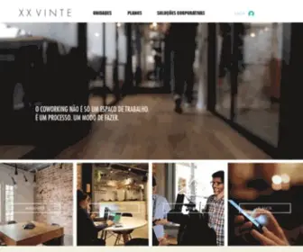 XXvinte.com(Xxvinte coworking) Screenshot