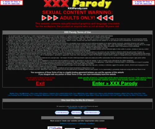 XXXparody.com(XXXparody) Screenshot